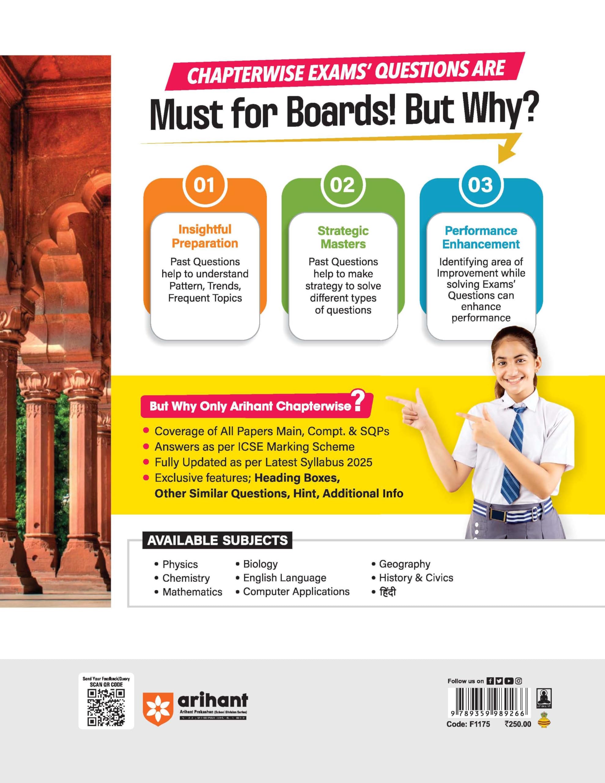 Buy Arihant 15 Years 2024 2010 ICSE Chapterwise Topicwise Question