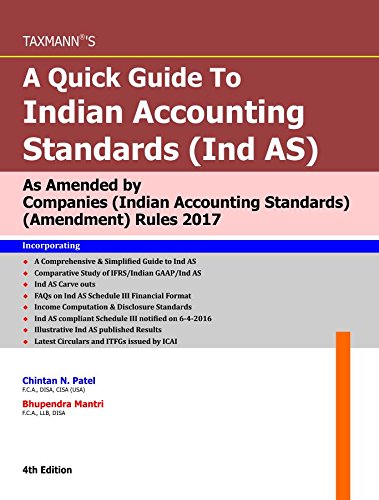 Buy Taxmann’s A Quick Guide To Indian Accounting Standards (Ind AS ...