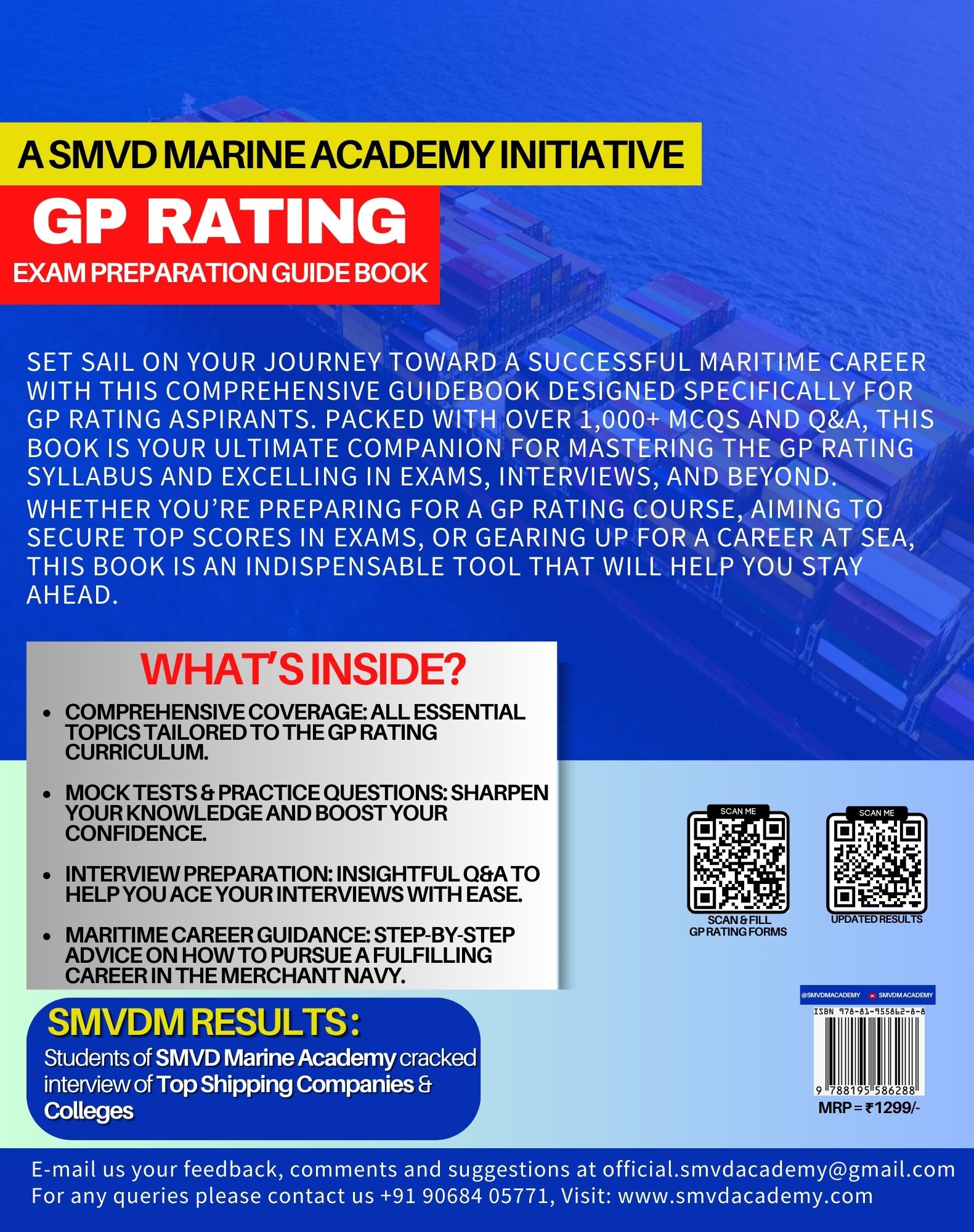 GP Rating Complete Guide - Your ultimate compass to a successful Maritime Career