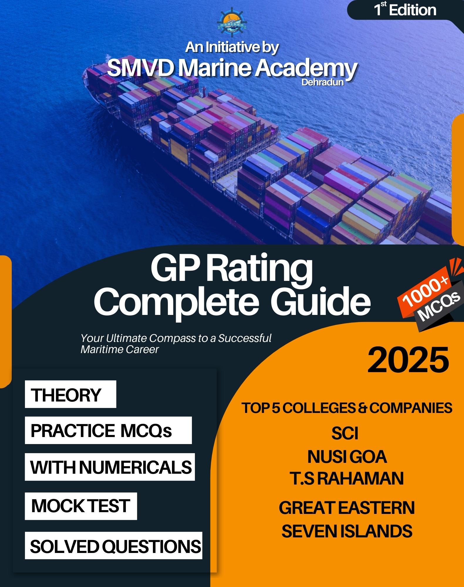 GP Rating Complete Guide - Your ultimate compass to a successful Maritime Career